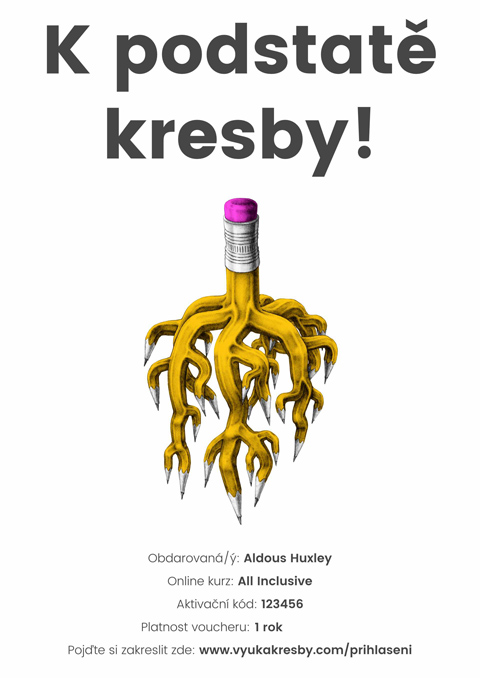 Voucher: K podstatě kresby!